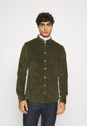 JOHAN CORDUROY SHIRT - Shirt - olive green