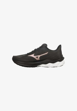 Mizuno, LAUFSCHUH WAVE SERENE 3 GTX - Hardloopschoenen voor op de weg - black sand dystopic ray black