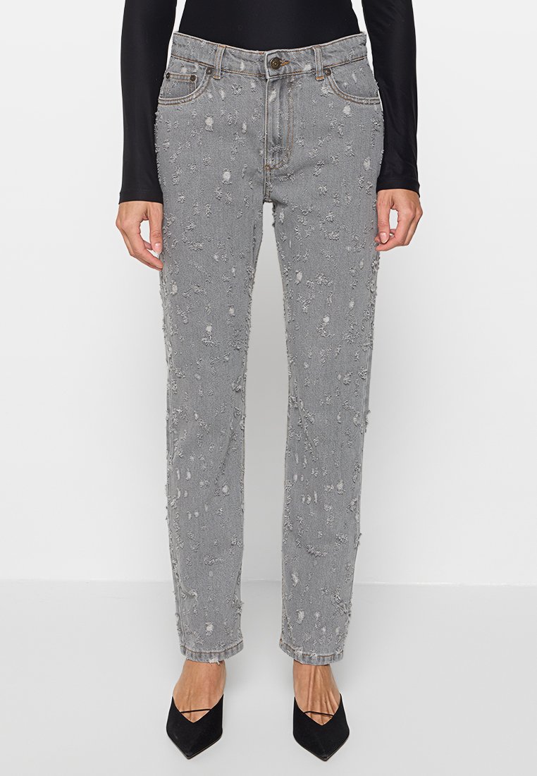 CHIARA FERRAGNI Straight leg jeans grijs CHIARA FERRAGNI Straight leg jeans grijs