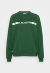 Pyjamasoverdel - green/white