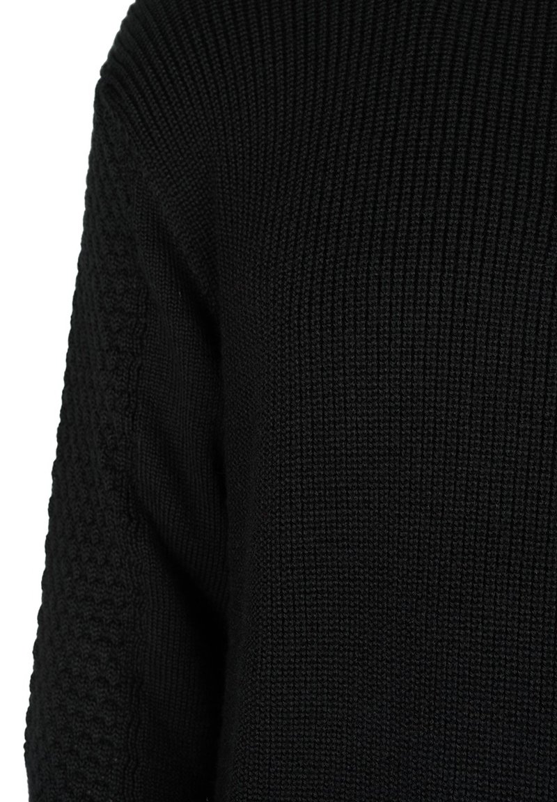 Herren Strickjacken | Frankie Morello Strickpullover schwarz - FX64179 Herren Strickjacken | Frankie Morello Strickpullover schwarz - FX64179