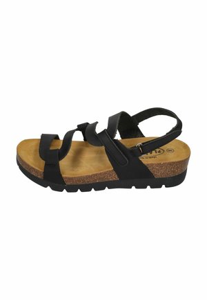 Platform sandals - black