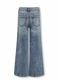 ONLY GIRLS WIDE   - Flared jeans - light blue denim