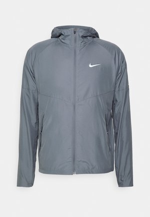 Nike Performance MILER - Running jacket - smoke grey/silver