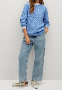 Mango Neule - light blue