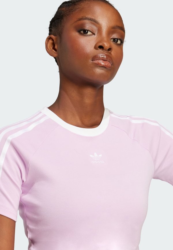 3-STRIPES BABY - Print T-shirt - light orchid4