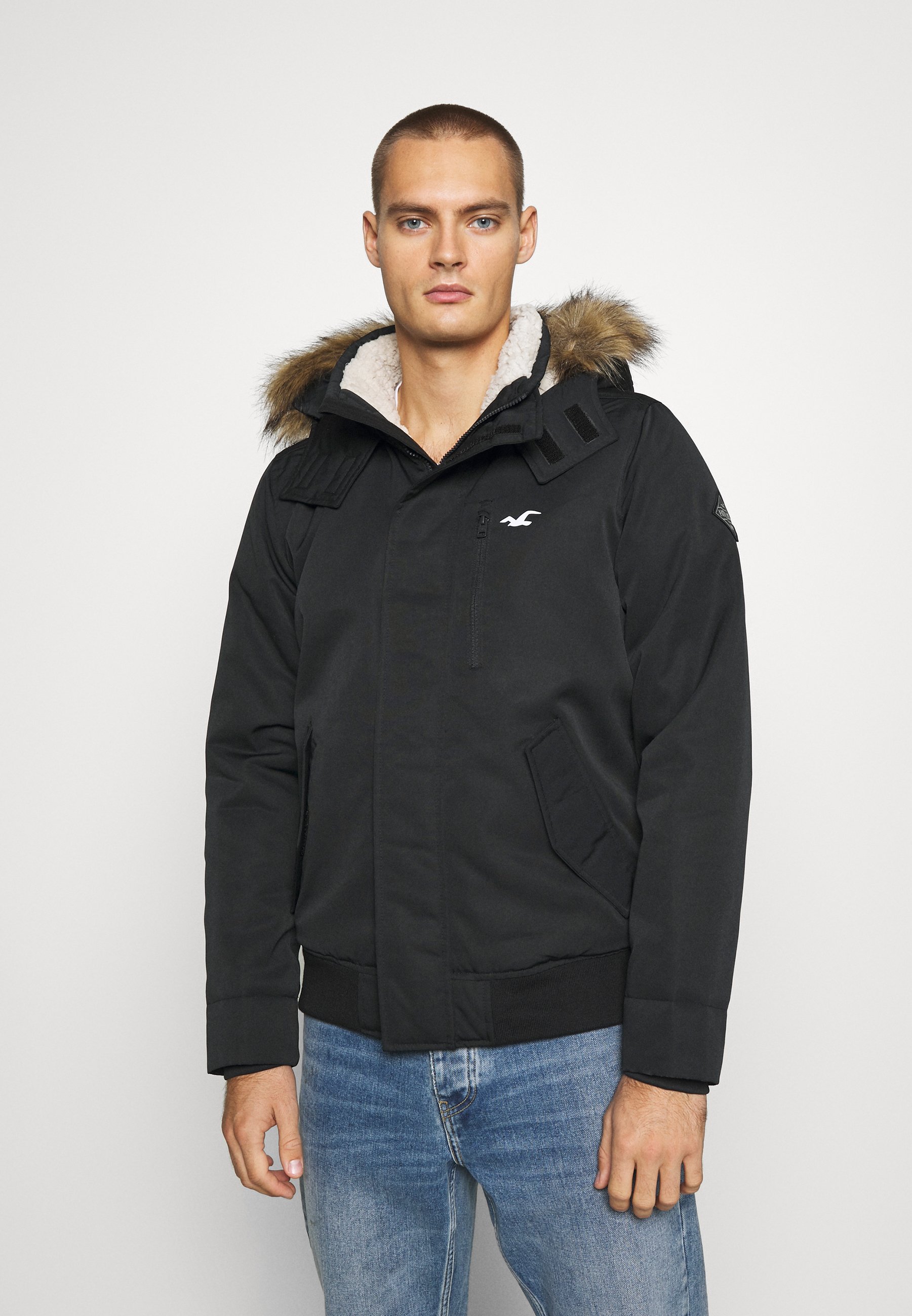 Hollister Co. Vinterjacka black Zalando.se Hollister Co. Vinterjacka black Zalando.se