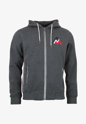 Peak Mountain Sweater met rits - dark grey