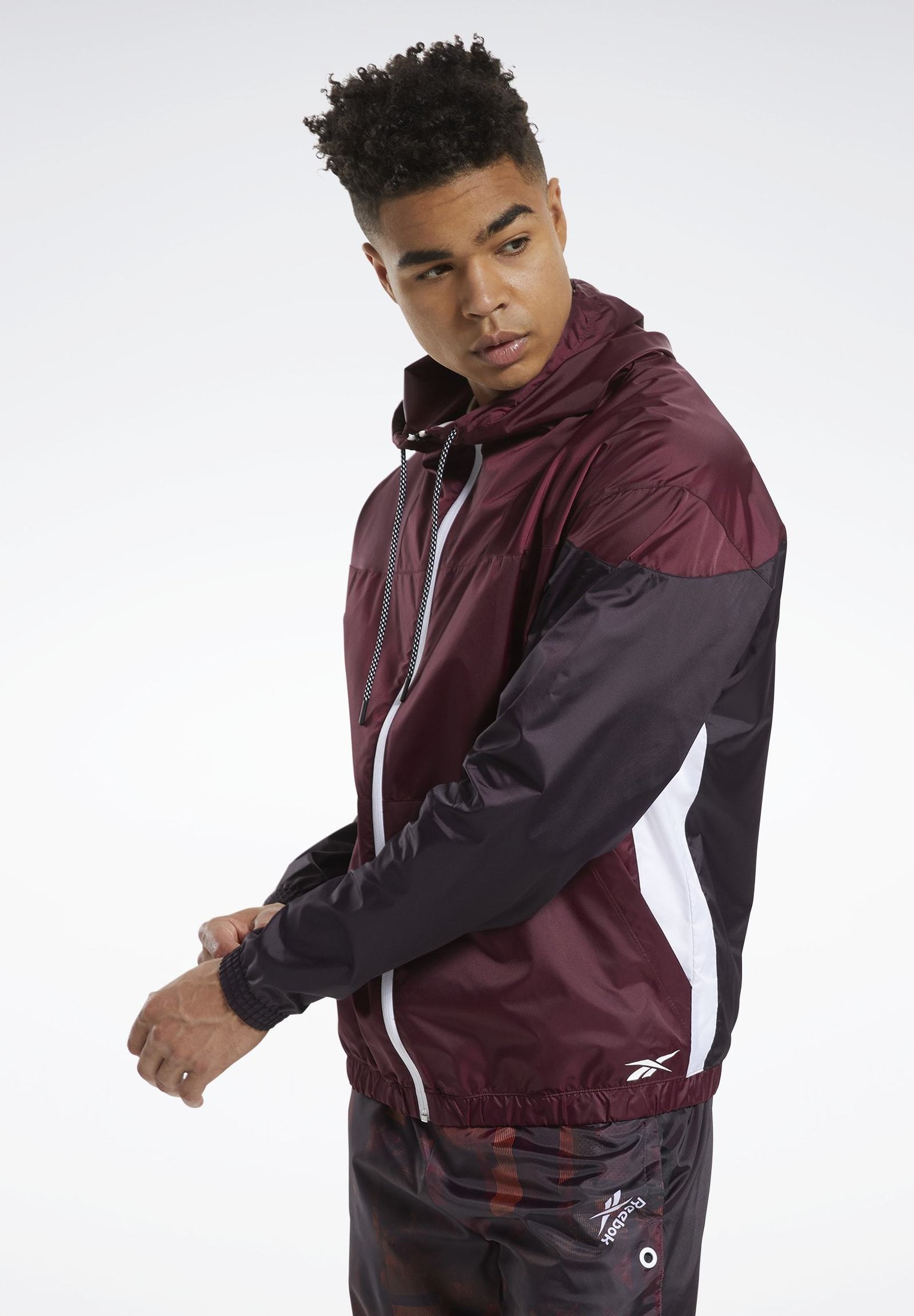 veste reebok rouge