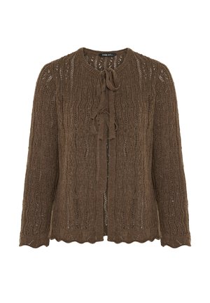 Yours Clothing, PLUS SIZE CARDIGANS. - Gilet - chocolate