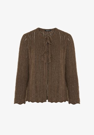 Yours Clothing, PLUS SIZE CARDIGANS. - Chaqueta de punto - chocolate