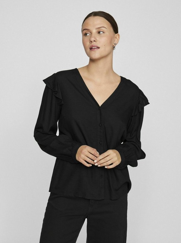 MIT V-AUSSCHNITT LANGARM - Hemdbluse