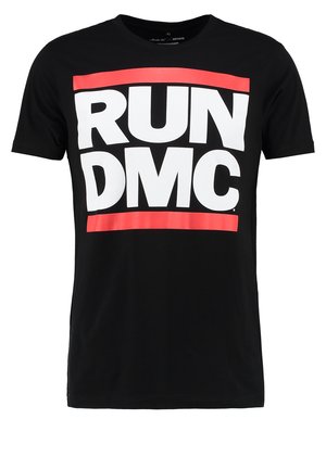 Mister Tee RUN DMC - Nyomott mintás póló - black