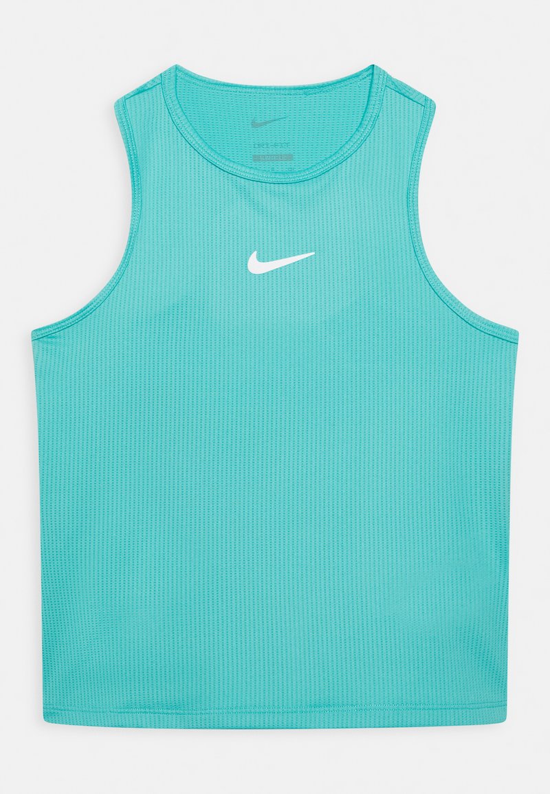 Nike Performance DF TANK UNISEX - Top - washed teal/white