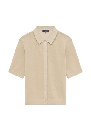 Caroll, CAROLL CAROLL; FRENCH BRAND; FASHION; ELEGANT; MODERN PULLOVER MVEGAS - Chemisier - sable