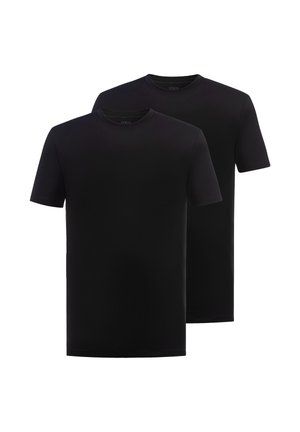 2ER PACK OLYMPIA MIT RUNDHALS - Unterhemd/-shirt - schwarz