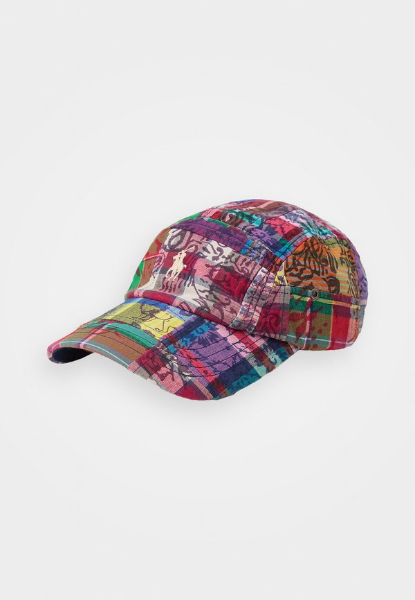 PATCHWORK MADRAS CAP - Cap - wideblock madras patchwork