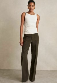Reiss NADIA RUCHED COWL BACK - Top - white