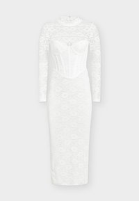 CARMEN LACE CORSET MIDI DRESS - Robe de soirée - orchid wht