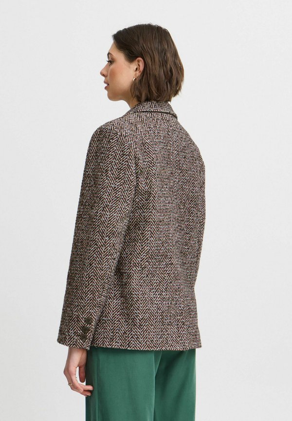 IRNORA - Blazer - meteorite heeringbone4