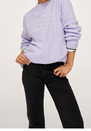 Strickpullover - purple