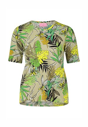 Betty Barclay Print T-shirt - green khaki