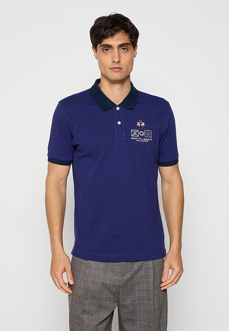 LA MARTINA Poloshirt blauw LA MARTINA Poloshirt blauw