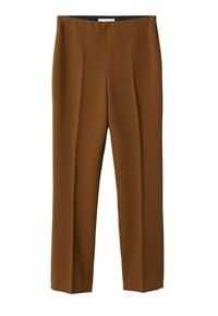 Mango Pantalon classique - cognac