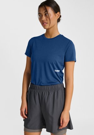 WORKOUT W S/S - Sport T-shirt - navy peony