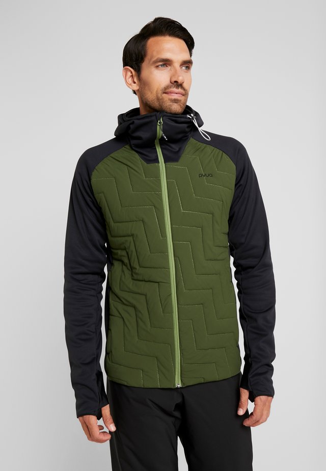 SNUG - Giacca da snowboard - black/rifle green
