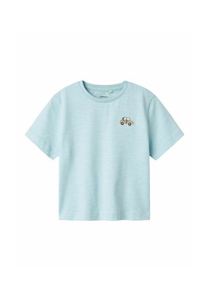 REGULAR FIT - T-shirt med print - aquatic