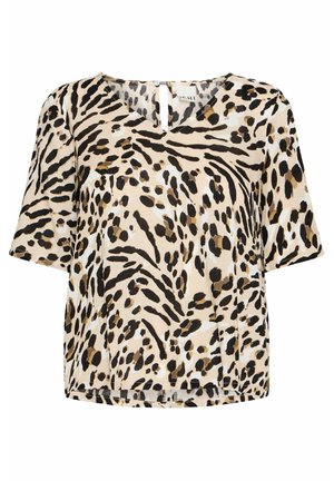 ICHI, IHMARRAKECH AOP SS14 - Blouse - caribou animal aop