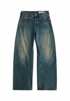 G-STAR, CONTOR BARREL WIDE JEANS - Wide Leg - antique faded blueschist