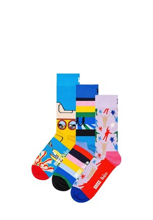 UNISEX 3ER PACK - THE BEATLES GIFT SET GESCHENKBOX FARB-MIX - Socken - the beatles