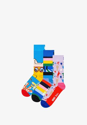 Happy Socks UNISEX 3ER PACK - THE BEATLES GIFT SET GESCHENKBOX FARB-MIX - Socken - the beatles