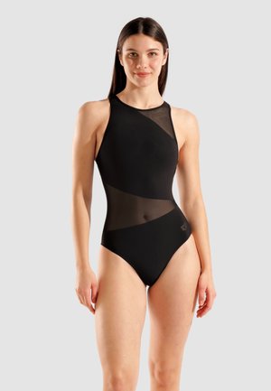 WOMENS ANGLE SWIMSUIT VENT BACK  - Maillot de bain - black
