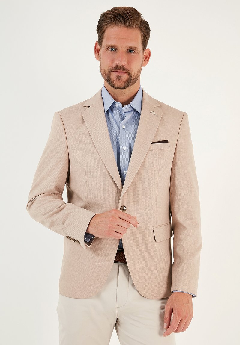 Buratti SLIM FIT - Bleiserjakk - beige