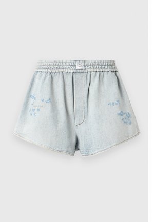 Short en jean - light blue