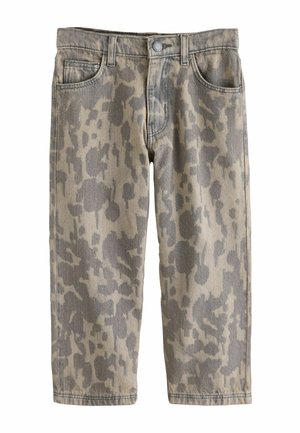 ALL OVER PRINTED  - Relaxed fit jeans - denim brown