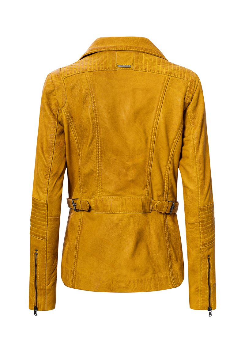 Bikerjacke Gelb Only Kunstlederjacke Gelb NO N4ME Lederjacke