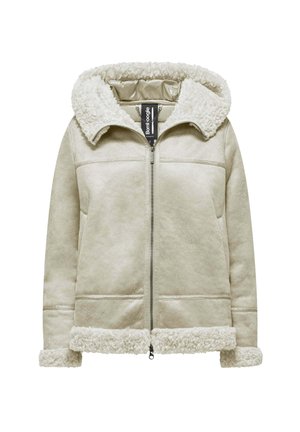 HOODED - Winterjas - white swan