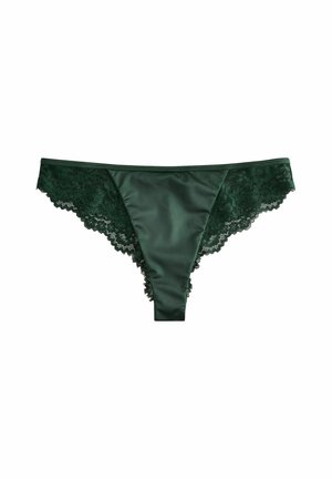 BOW BACK KNICKERS - String - emerald green