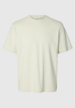 Selected, T-SHIRT REGULAR FIT - Basic T-shirt - silver birch