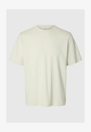 Selected, T-SHIRT REGULAR FIT - T-shirt basique - silver birch