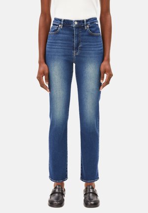 LEJAANI - Straight leg jeans - dk indigo