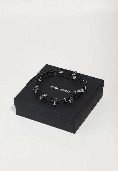 HUGO KREIT STUD LACET - Necklace - silver-coloured