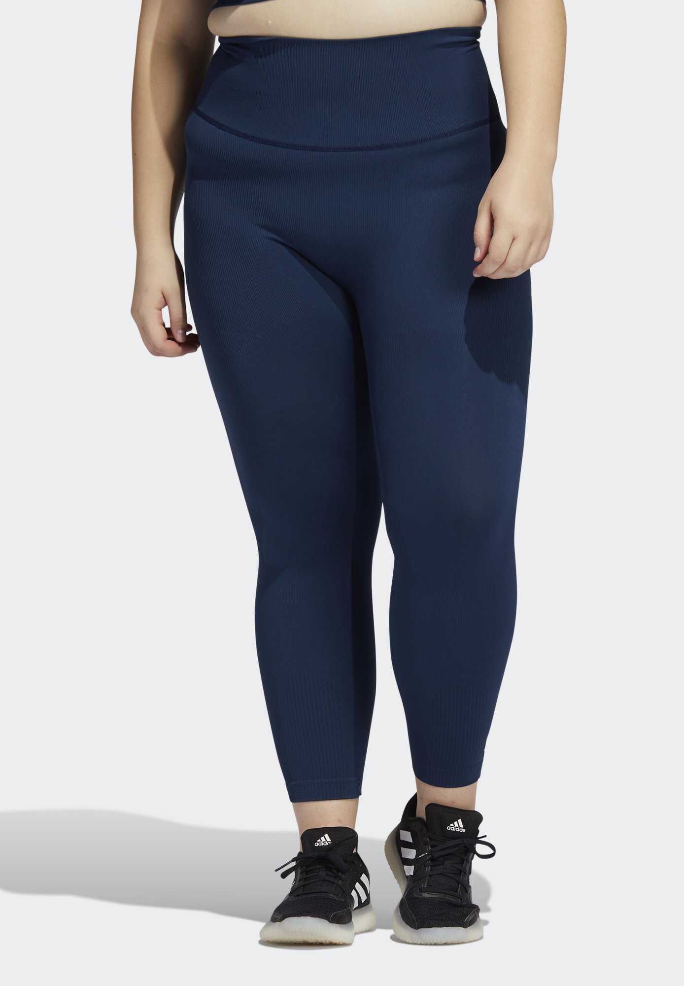 Adidas Formotion Sculpt Tights (Plus Size) - Crew Navy