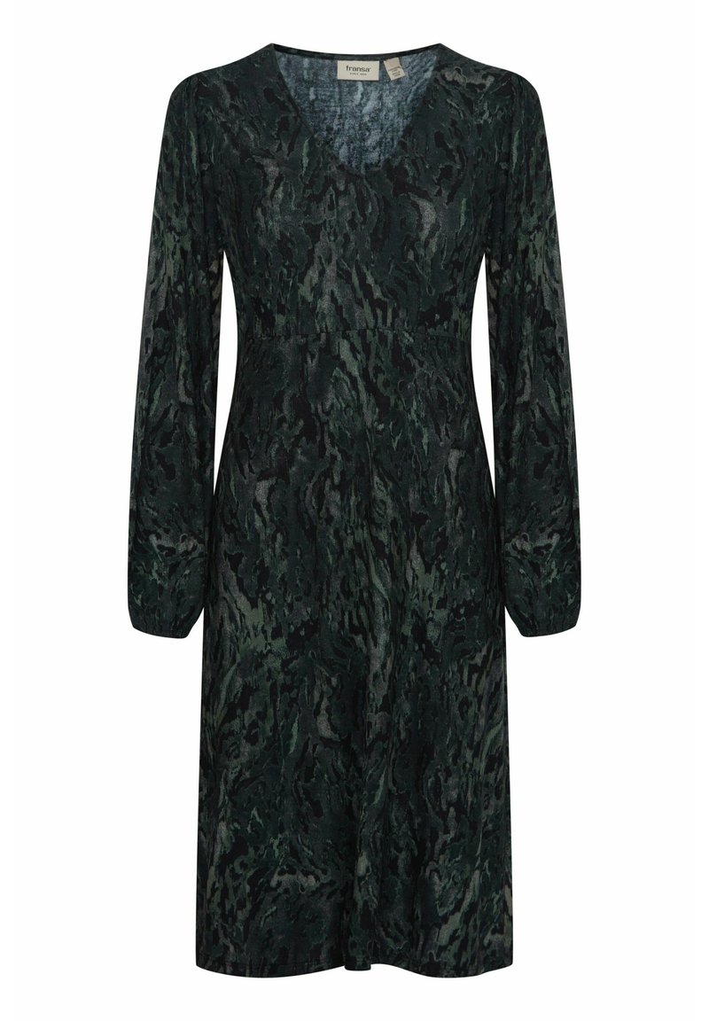 slim fit dress slacks Hunter Green Velvet Etta Mini Dress main image 0