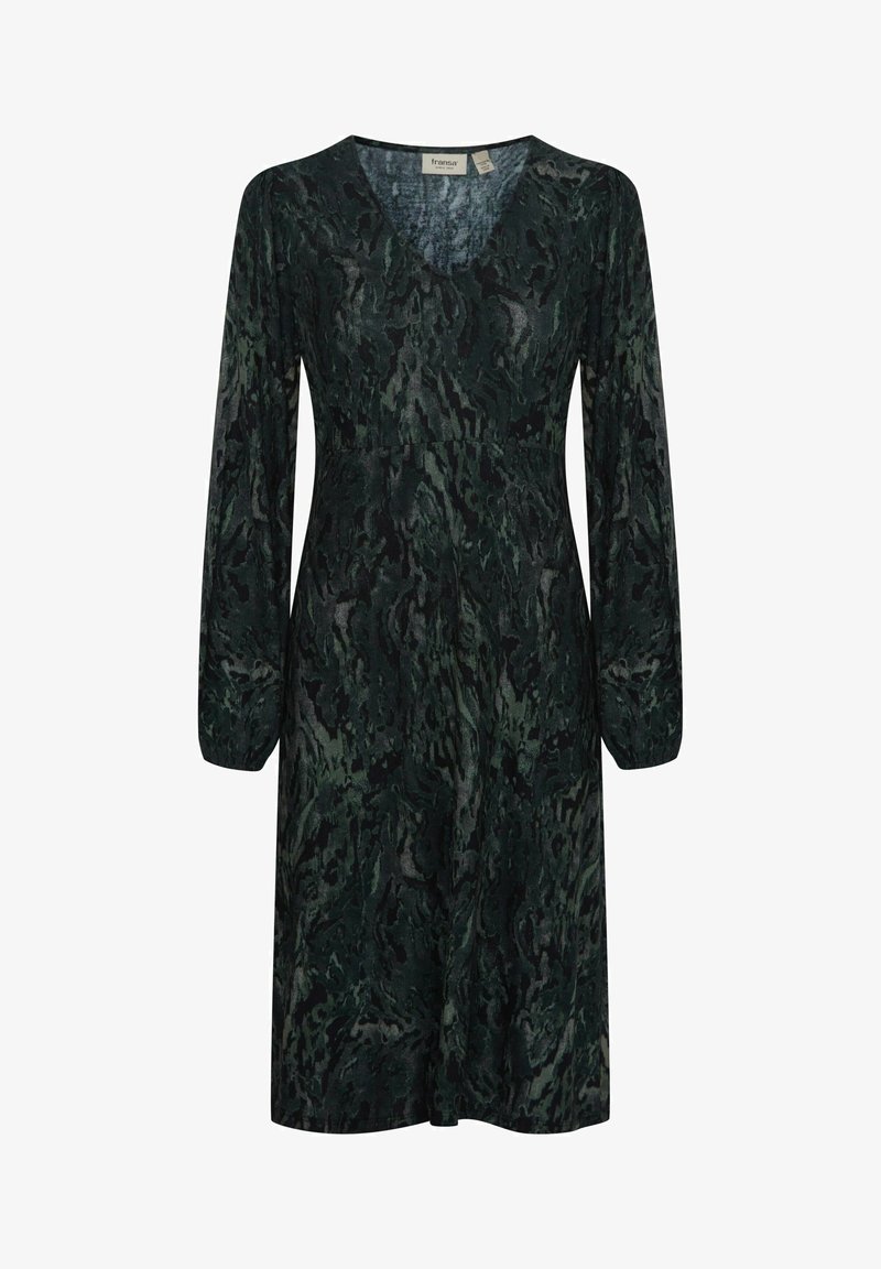 Fransa FRSAVOY - Jersey dress - laurel wreath aop maa/evergreen - Zalando.ie Fransa FRSAVOY - Jersey dress - laurel wreath aop maa/evergreen - Zalando.ie