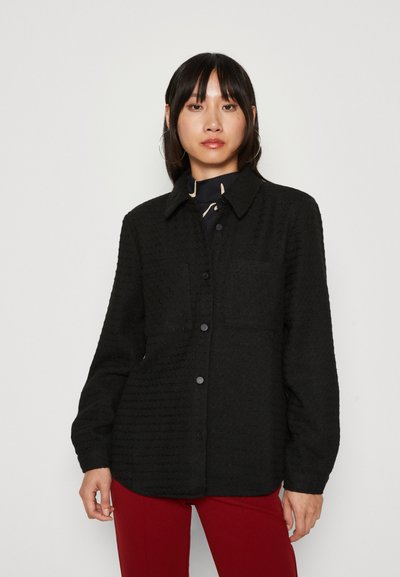 Noisy May NMflanny L/S Shacket modrá